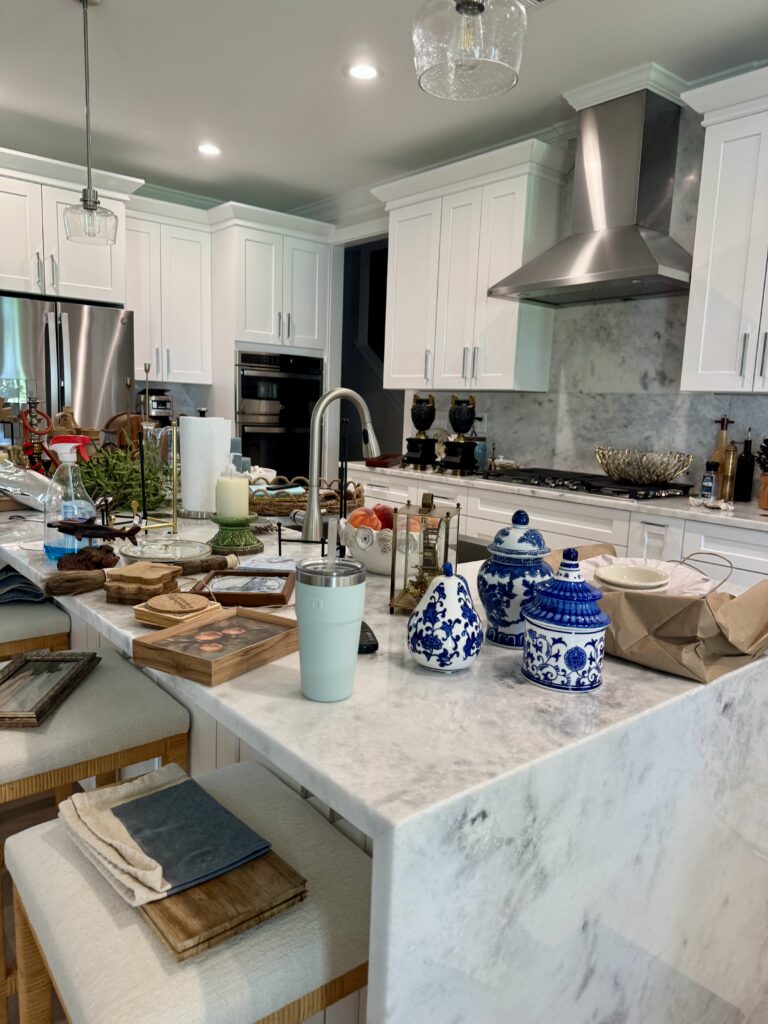 Behind the scenes interior styling in a cape charles home